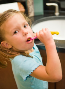 Teach children proper oral hygiene